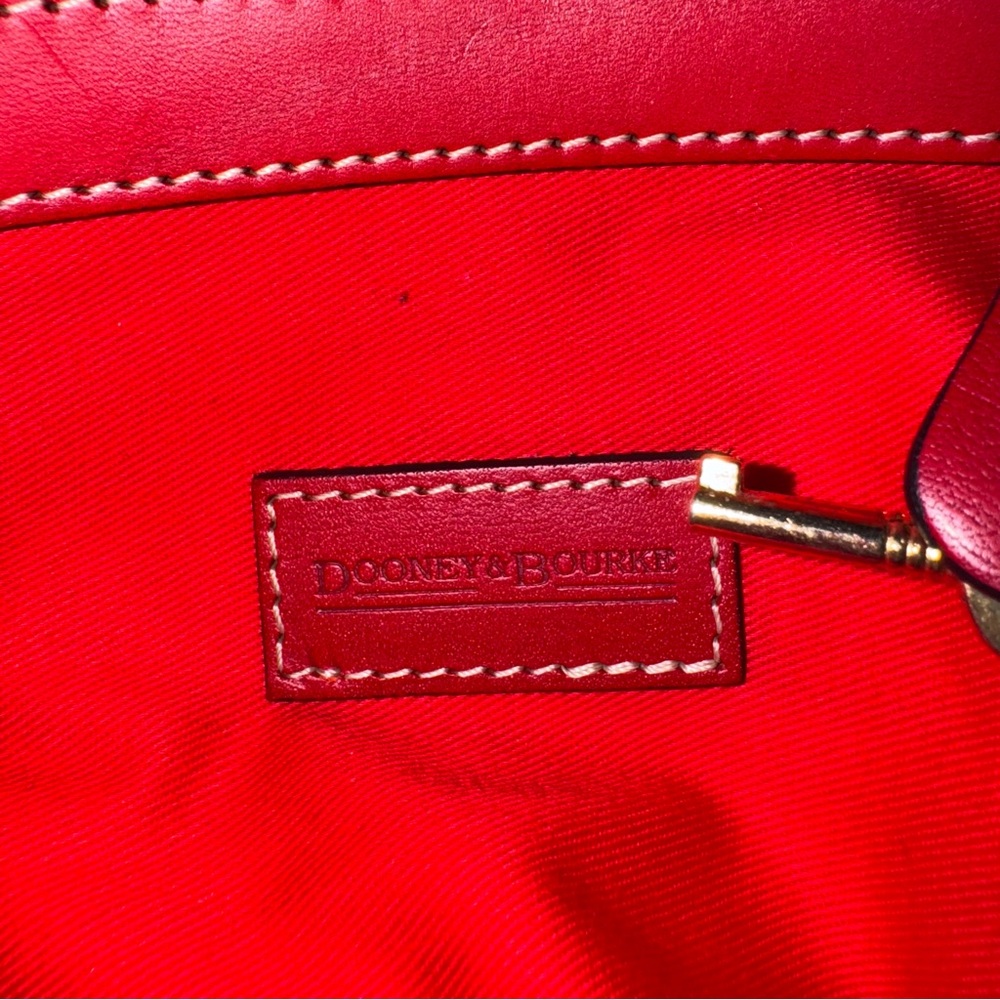 Zebra Print Statement Lockable Red Leather Trim S… - image 7